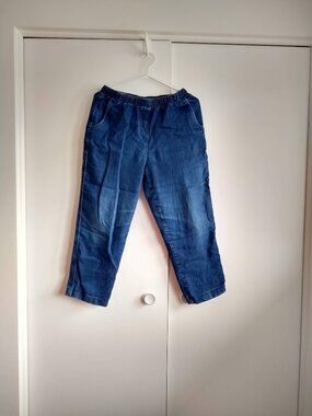 Alia denim jean pull on pants